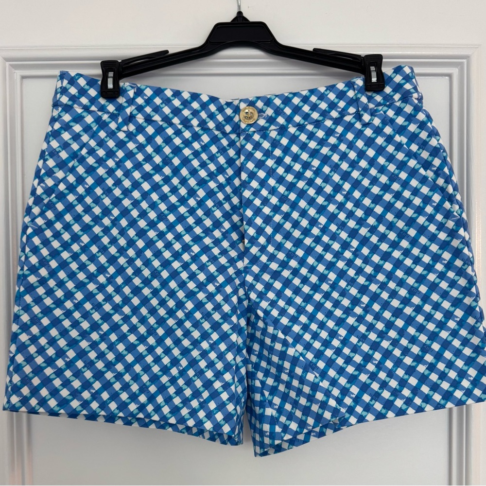Lilly Pulitzer Blue and White Patterned Shorts